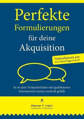 Book cover for Perfekte Formulierungen fur deine Akquisition