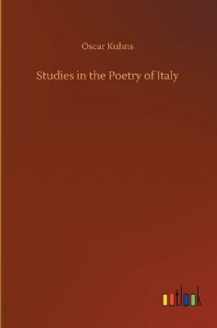 Cover of Studies in the Poetry of Italy