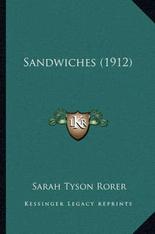 Cover of Sandwiches (1912) Sandwiches (1912)