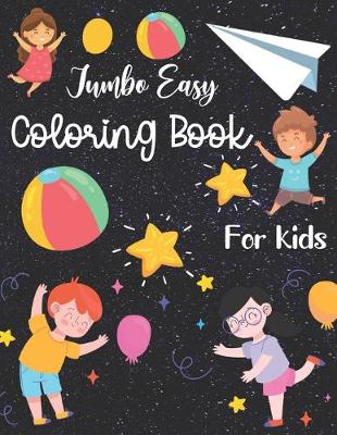 Book cover for Jumbo Easy Coloring Book For Kids