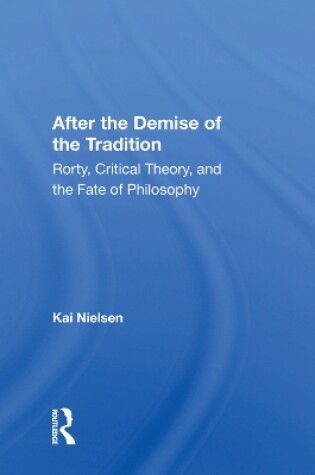 Cover of After The Demise Of The Tradition