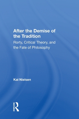 Book cover for After The Demise Of The Tradition