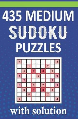 Cover of 435 Medium Sudoku Puzzles With Solution