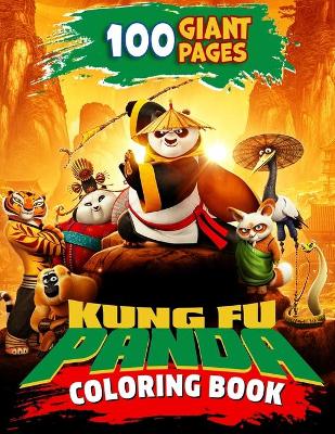 Book cover for Kung Fu Panda Coloring Book