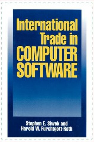 Cover of International Trade in Computer Software