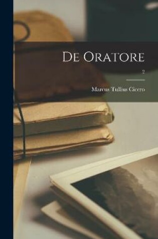 Cover of De Oratore; 2