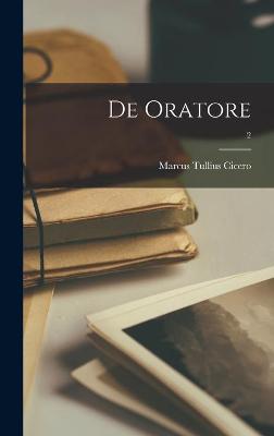 Book cover for De Oratore; 2