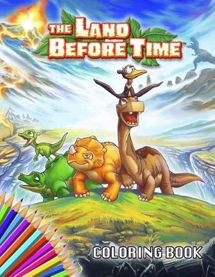 Book cover for The Land Before Time Coloring Book