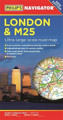 Cover of Philip's London and M25 Navigator Road Map