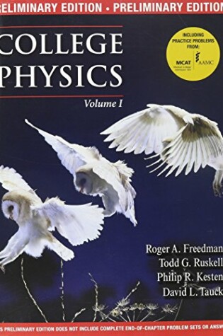 Cover of Preliminary Version for College Physics