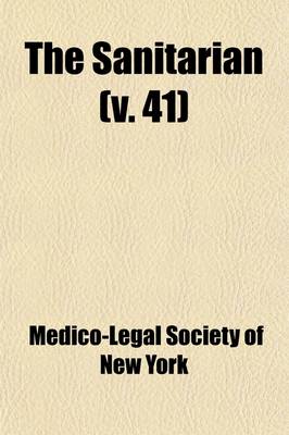 Book cover for The Sanitarian (Volume 41)