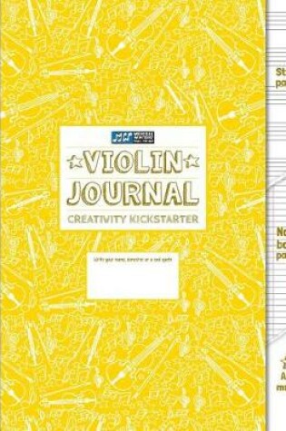 Cover of Violin Journal and Creativity Kickstarter (Yellow)