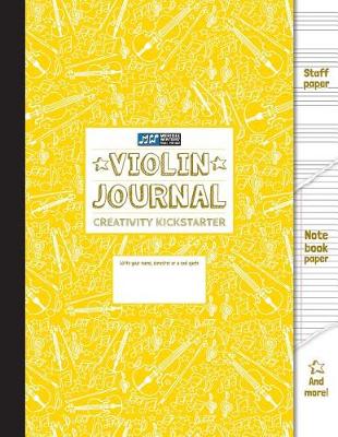 Book cover for Violin Journal and Creativity Kickstarter (Yellow)