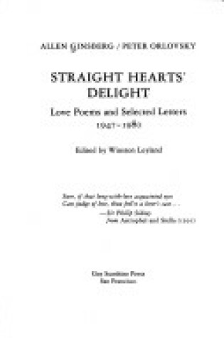 Cover of Straight Hearts' Delight