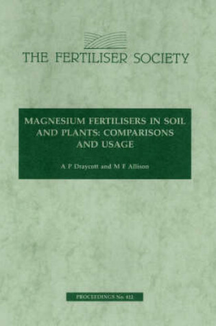 Cover of Magnesium Fertilisers in Soil and Plants