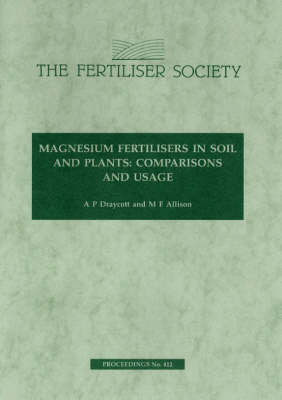 Book cover for Magnesium Fertilisers in Soil and Plants