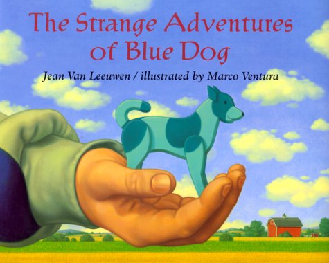 Book cover for The Strange Adventures of Blue Dog