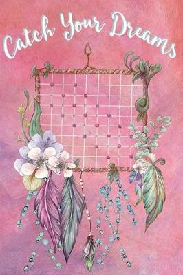 Book cover for Bullet Journal Notebook Catch Your Dreams Watercolor Dreamcatcher #3