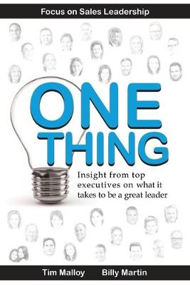 Book cover for One Thing