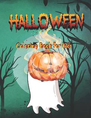 Book cover for Halloween Coloring Book for kids