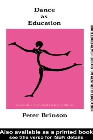 Cover of Dance As Education