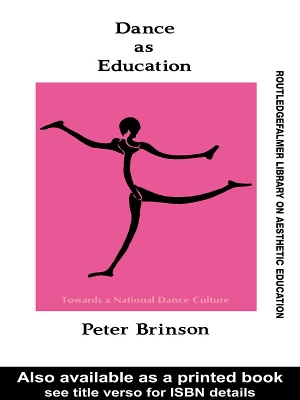 Book cover for Dance As Education