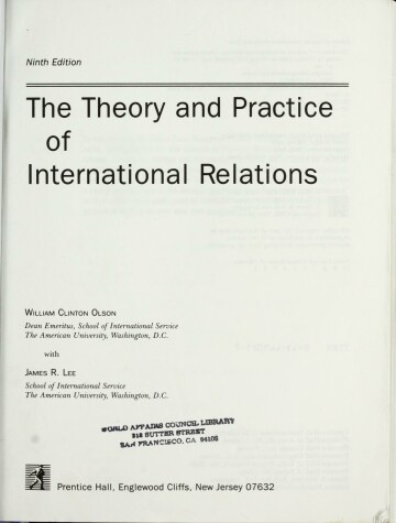 Book cover for The Theory Pract International Relations