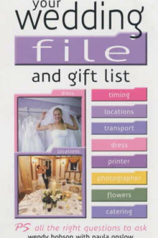 Cover of Your Wedding File and Gift List