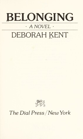 Cover of Belonging