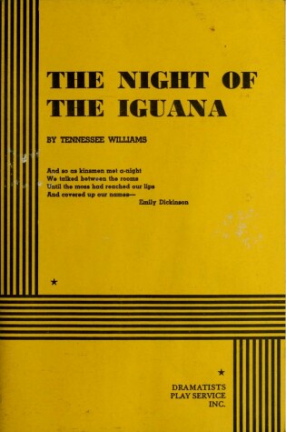 Cover of The Night of the Iguana