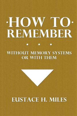 Book cover for How to Remember