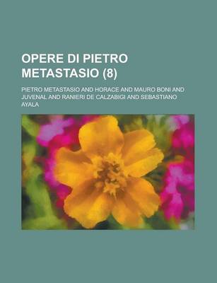 Book cover for Opere Di Pietro Metastasio (8)