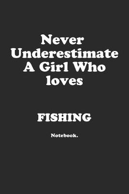 Book cover for Never Underestimate A Girl Who Loves Fishing.