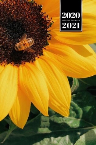 Cover of Bee Insects Beekeeping Beekeeper Week Planner Weekly Organizer Calendar 2020 / 2021 - Sunflower