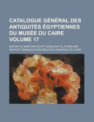 Book cover for Catalogue General Des Antiquites Egyptiennes Du Musee Du Caire Volume 17