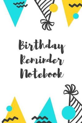 Book cover for Birthday Reminder Notebook