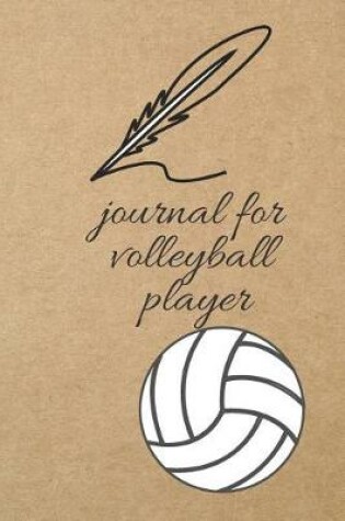 Cover of Vournal for Volleyball Player