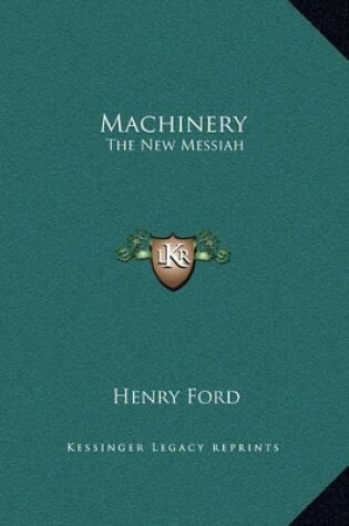 Cover of Machinery