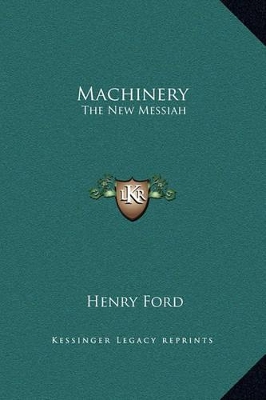 Book cover for Machinery