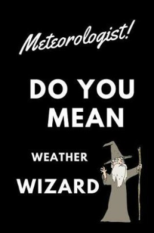 Cover of Meteorologist! Did You Mean Weather Wizard