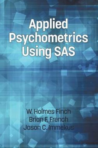 Cover of Applied Psychometrics Using SAS