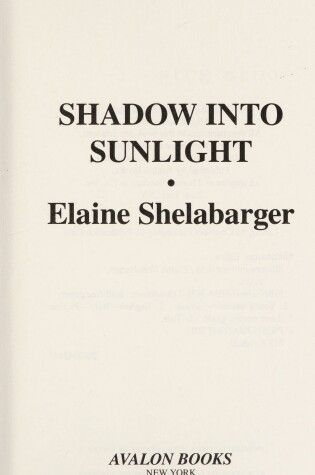 Cover of Shadow Into Sunlight