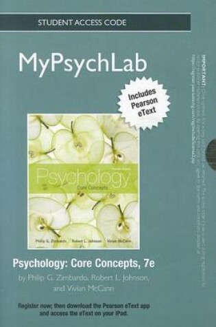 Cover of NEW MyLab Psychology  with Pearson eText -- Standalone Access Card -- for Psychology