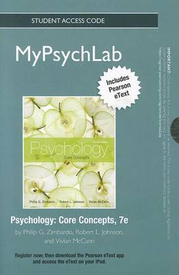Book cover for NEW MyLab Psychology  with Pearson eText -- Standalone Access Card -- for Psychology
