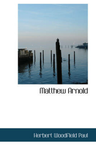 Cover of Matthew Arnold