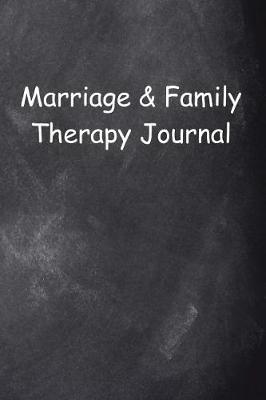 Cover of Marriage & Family Therapy Journal Chalkboard Design