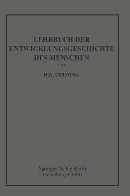 Book cover for Lehrbuch der Entwicklungsgeschichte des Menschen