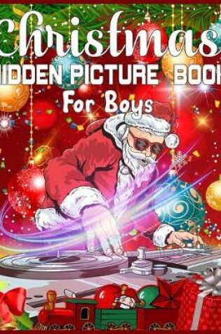 Cover of Christmas Hidden Picture Book For Boys