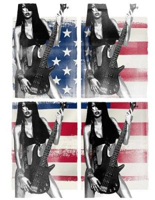 Book cover for Patriotic American Flag July 4th Female Rocker