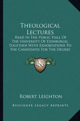 Cover of Theological Lectures Theological Lectures